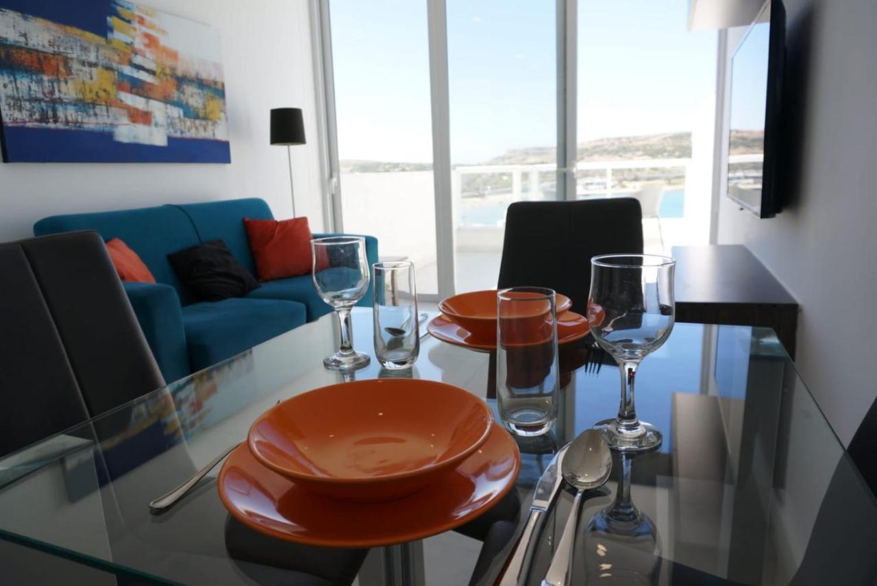 Sea View Penthouse Mellieha Bayアパートメント エクステリア 写真