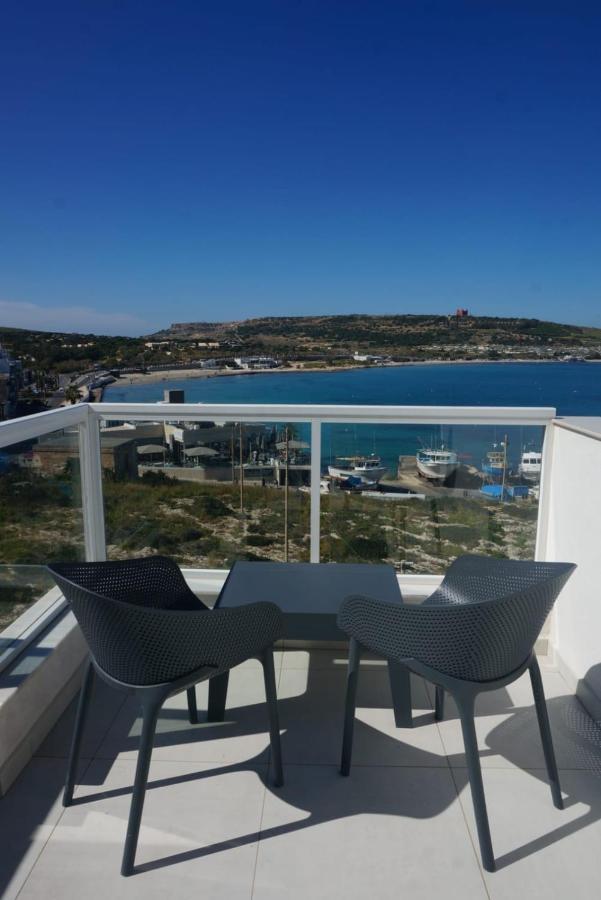 Sea View Penthouse Mellieha Bayアパートメント エクステリア 写真