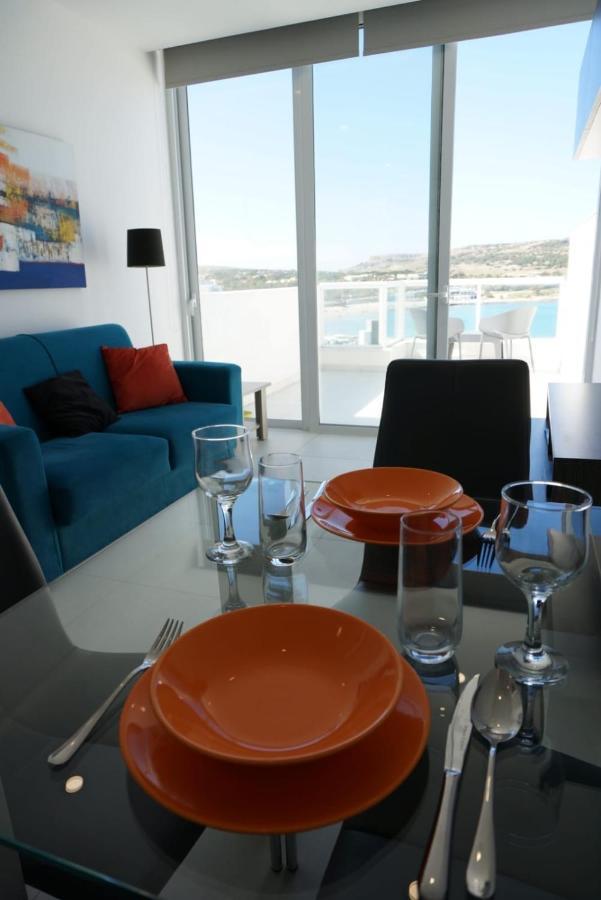 Sea View Penthouse Mellieha Bayアパートメント エクステリア 写真